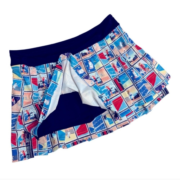 Lucky in Love Tennis Pickleball Golf Poster Girl Skort Size L Brand New - Picture 3 of 8